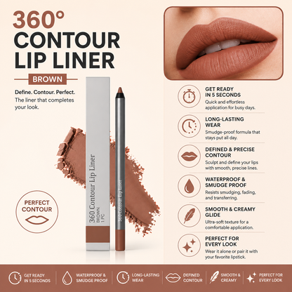 360° Contour Lip Liner – Get Ready in 5 Seconds